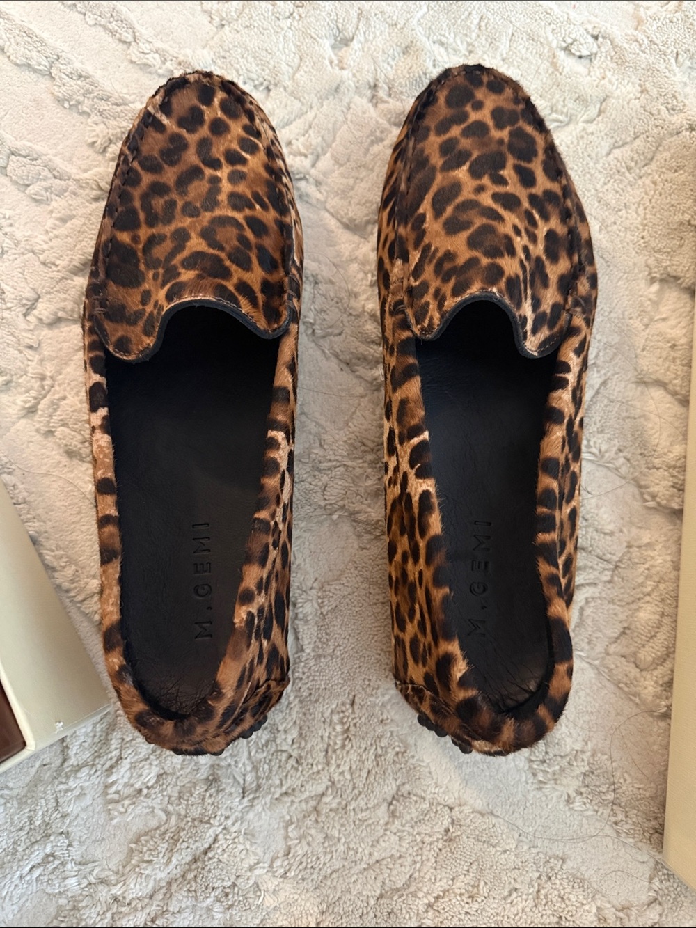M. Gemi Leopard Loafers